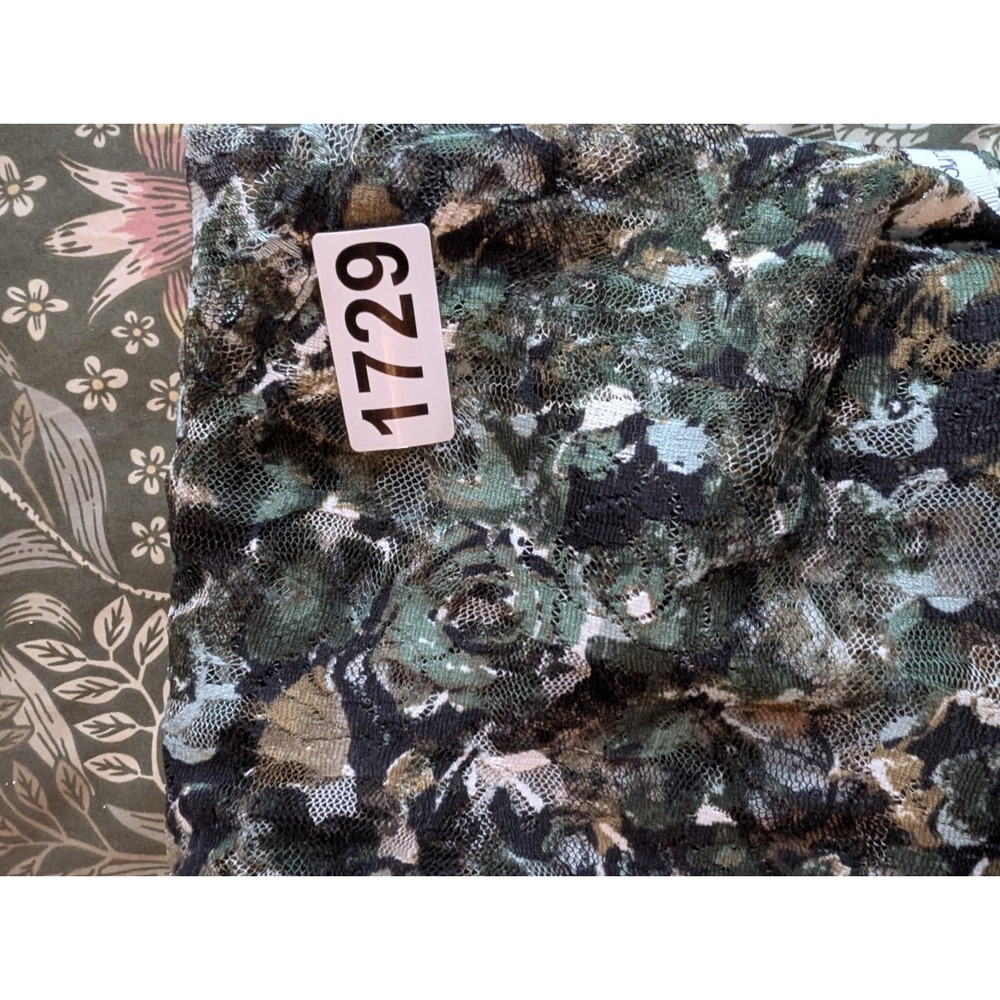 Womens Sheer Mesh Floral Tank XL‎ Forest Fairy 90s Grunge Whimsigoth Regencycore - Picture 8 of 8